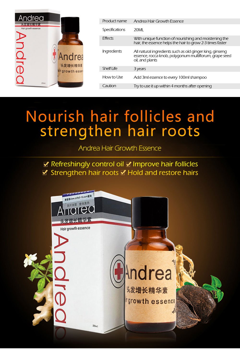 Hair Growth Essence – Shampoo Booster